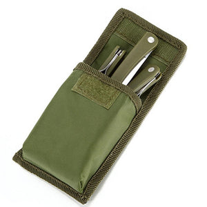 3pc/set Lightweight Portable Outdoor Camping Stainless Steel Utensils