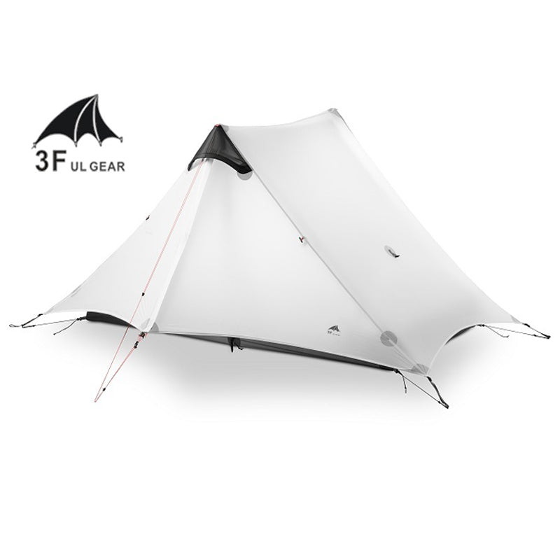 LanShan 2 Person Outdoor Ultralight Camping Tent 3 Season Professional 15D Nylon Rod-less Tent
