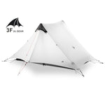 LanShan 2 Person Outdoor Ultralight Camping Tent 3 Season Professional 15D Nylon Rod-less Tent