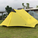 LanShan 2 Person Outdoor Ultralight Camping Tent 3 Season Professional 15D Nylon Rod-less Tent