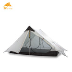 LanShan 2 Person Outdoor Ultralight Camping Tent 3 Season Professional 15D Nylon Rod-less Tent
